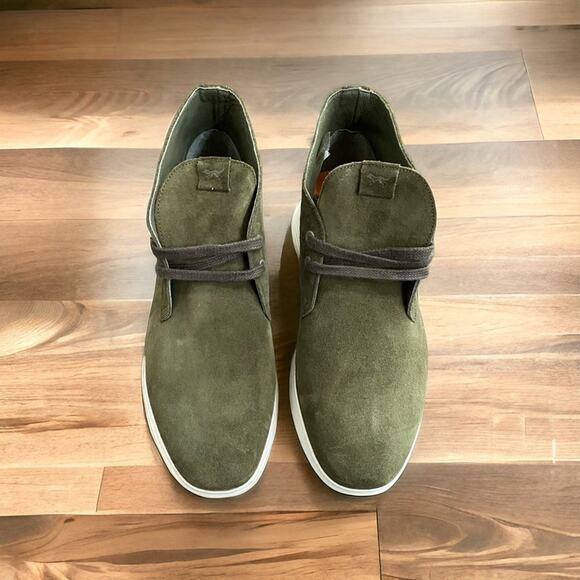 Wolf & Shepherd New W/Out Box Mens Leather Upper Lace Up Green Boot Size Various - Picture 3 of 7